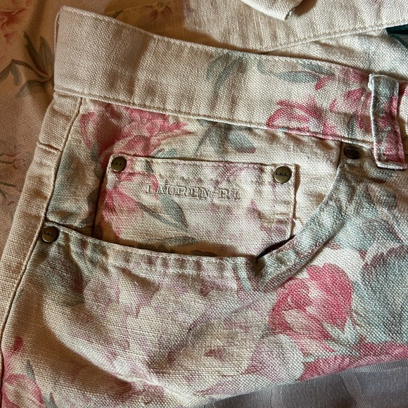 Lauren Ralph Lauren Linen Capri size 14 - Picture 3 of 6